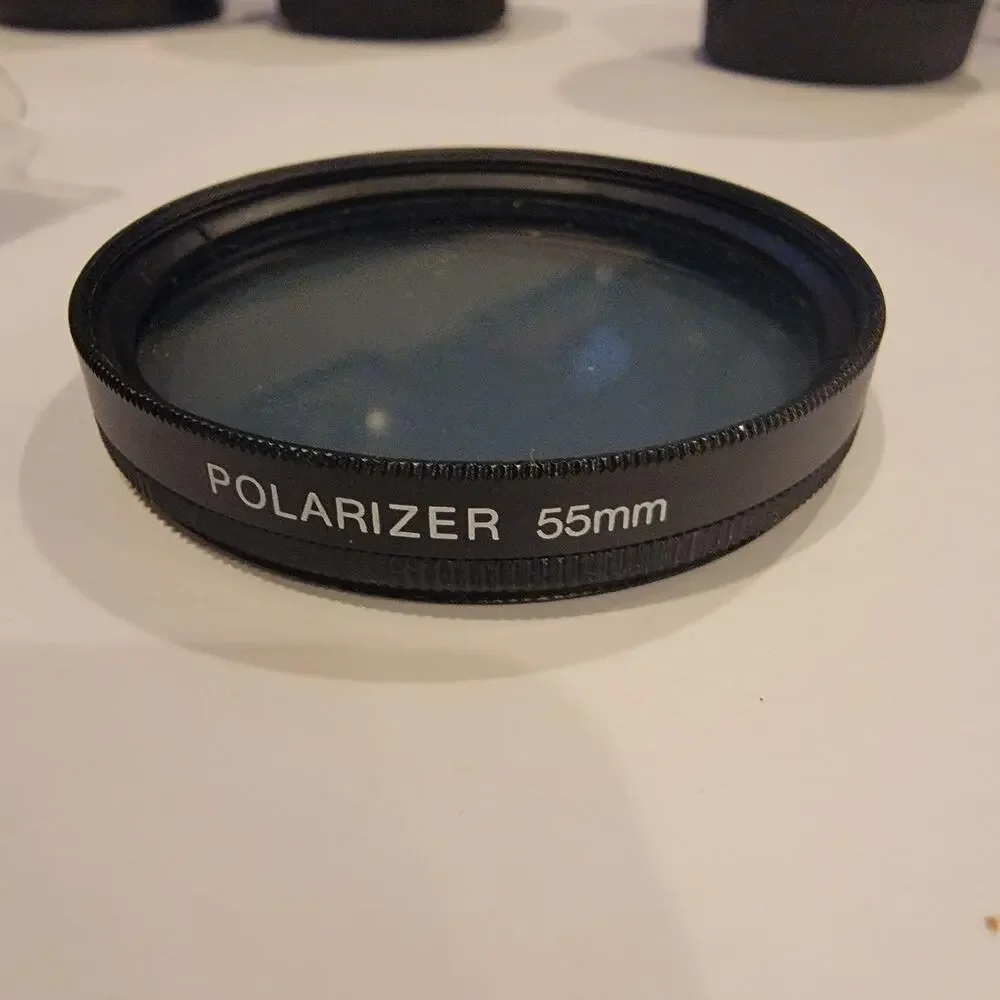Camera Lens Filter Black Circular Accessory For Point & Shoot Cameras Digital